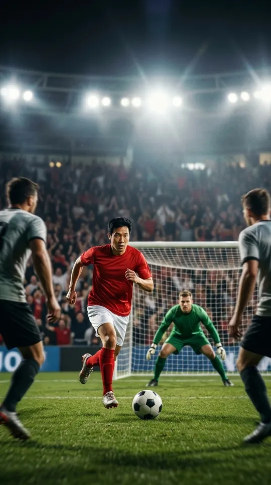 The same man, glasses and all, on the ball with the keeper rushing out